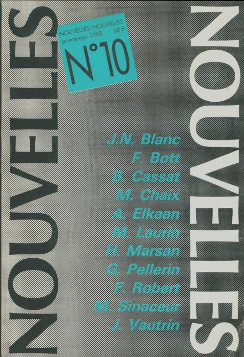 Livrenpoche : Nouvelles nouvelles n°10 - Collectif - Livre