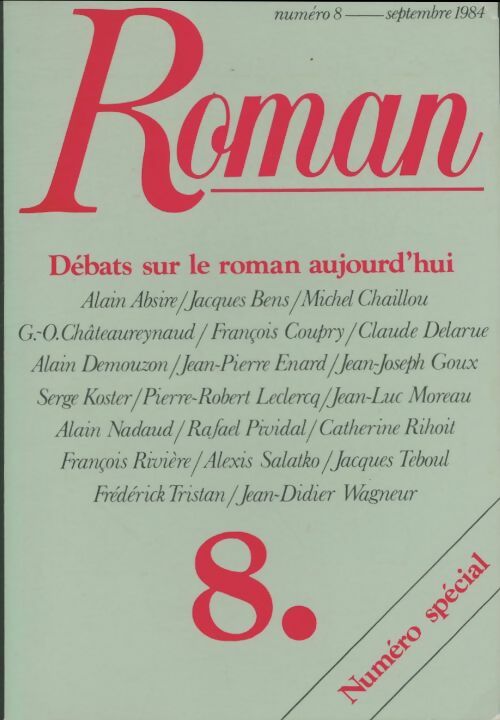Roman n°8 - Collectif -  Roman - Livre
