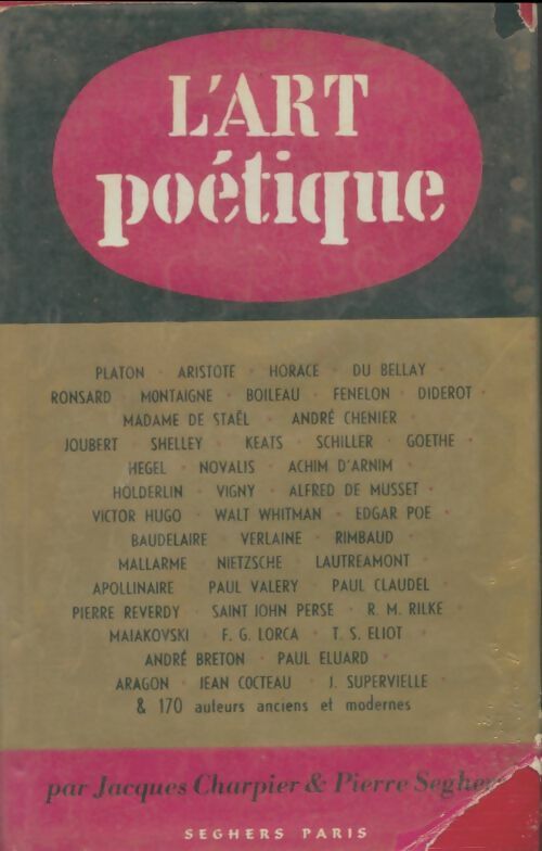 Livrenpoche : L'art poétique - Jacques Charpier - Livre