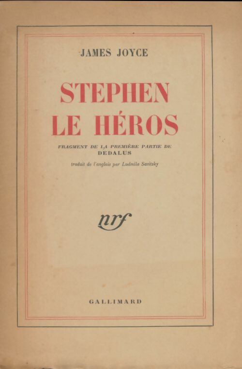 Livrenpoche : Stephen le héros  - James Joyce - Livre