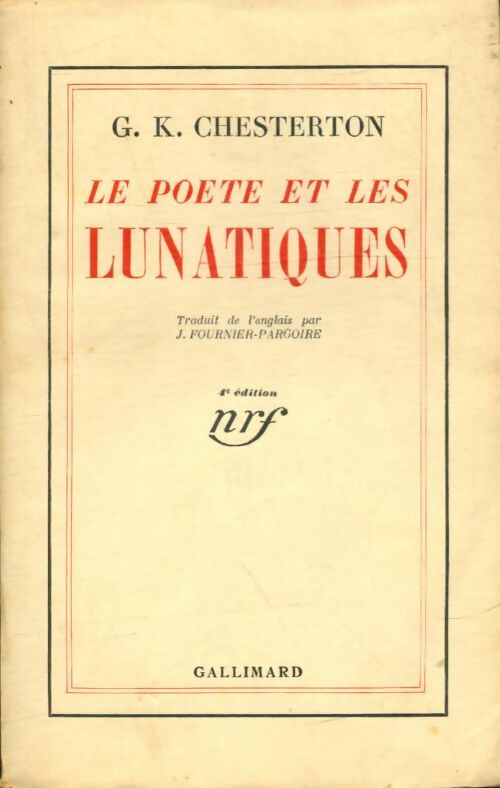 Livrenpoche : Le poète et les lunatiques - G.K Chesterton - Livre