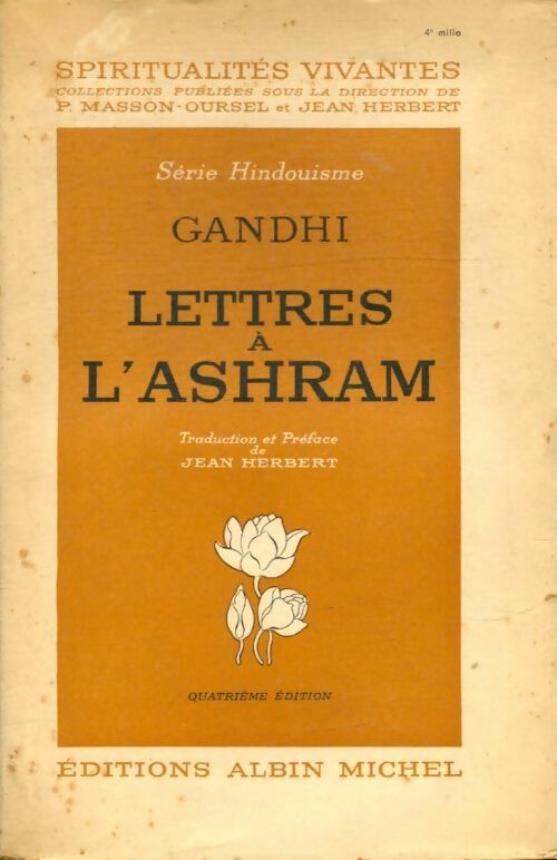 Livrenpoche : Lettres à l'ashram - Gandhi - Livre