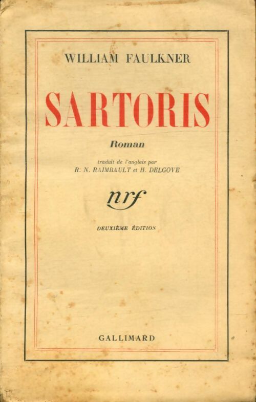 Livrenpoche : Sartoris - William Faulkner - Livre