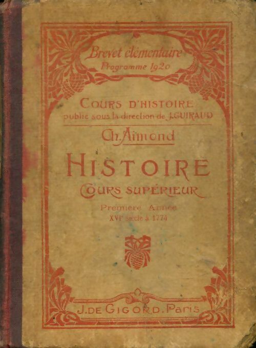 Livrenpoche : Histoire cours supérieur - Ch. Aimond - Livre