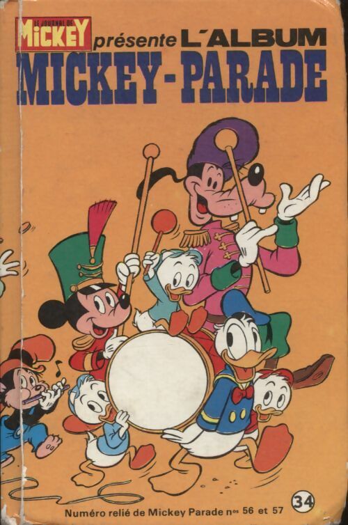 Livrenpoche : L'album Mickey Parade n°34 : n°56 et 57 - Collectif - Livre