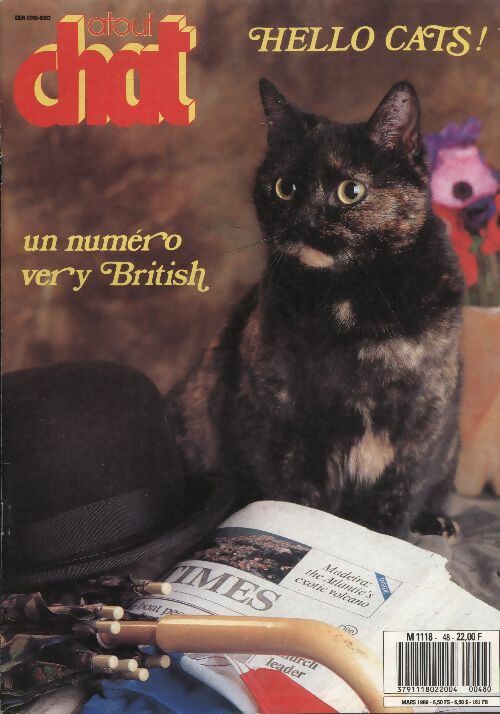 Livrenpoche : Atout chat n°48 : Hello cats ! Un numéro very british - Collectif - Livre