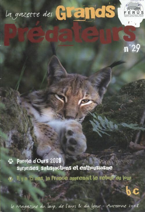 Livrenpoche : La gazette des grands prédateurs n°29 :  - Collectif - Livre