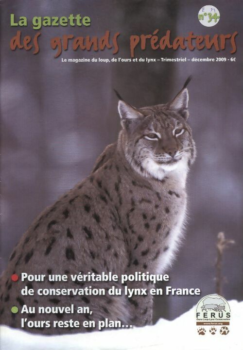 Livrenpoche : La gazette des grands prédateurs n°34 :  - Collectif - Livre