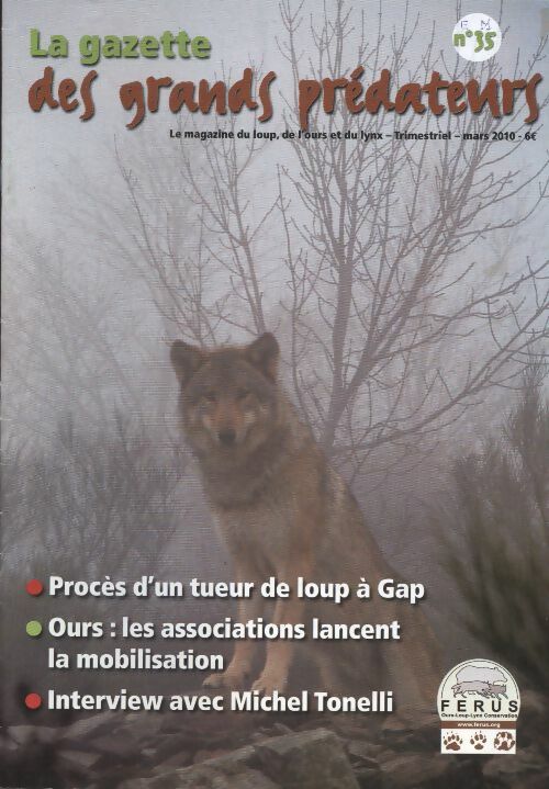 Livrenpoche : La gazette des grands prédateurs n°35 :  - Collectif - Livre