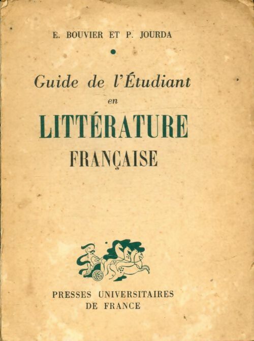 Livrenpoche : Guide de l'étudiant en littérature française - P. E.; Jourda - Livre