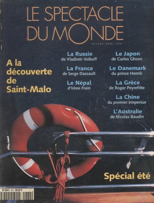 Livrenpoche : Le spectacle du monde (Revue) n°470 : A la découverte de Saint-Malo - Collectif - Livre