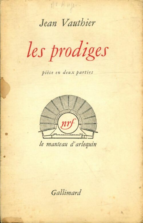Livrenpoche : Les prodiges - Jean Vauthier - Livre