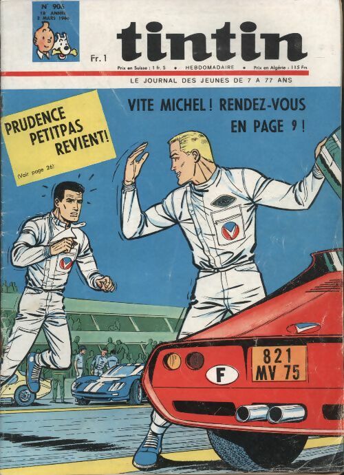 Livrenpoche : Tintin n°906 : Prudence Petitpas revient ! - Collectif - Livre