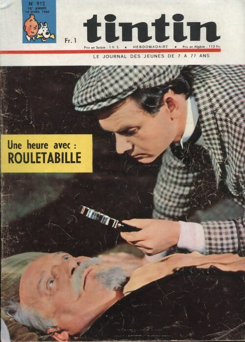 Livrenpoche : Tintin n°912 : Une heure avec : Rouletabille - Collectif - Livre