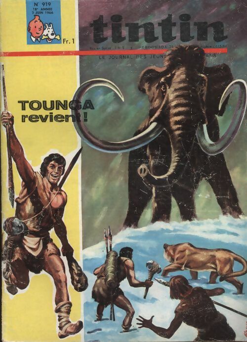 Livrenpoche : Tintin n°919 : Tounga revient ! - Collectif - Livre