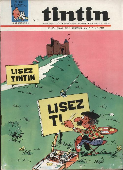 Livrenpoche : Tintin n°938 : Lisez Tintin - Collectif - Livre
