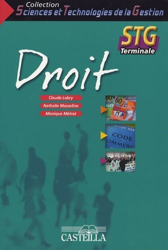 Livrenpoche : Droit Terminale STG - Claude Lobry - Livre