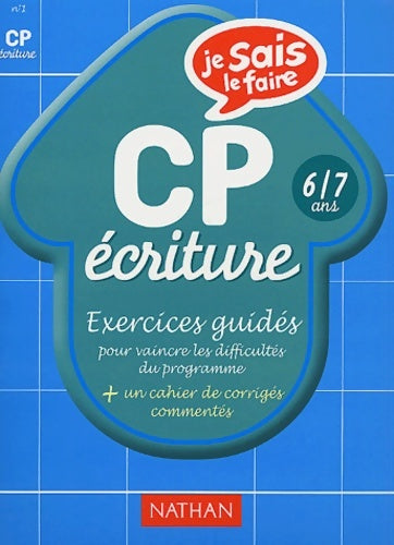 Livrenpoche : Je sais le faire : Écriture CP - Collectif - Livre