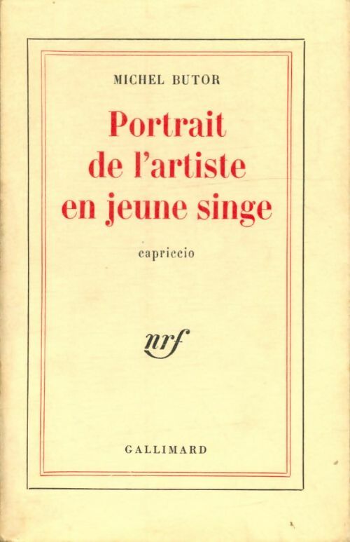 Livrenpoche : Portrait de l'artiste en jeune singe - Michel Butor - Livre