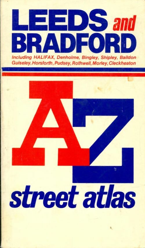 Livrenpoche : A. to Z. Street atlas of leeds and bradford - Collectif - Livre