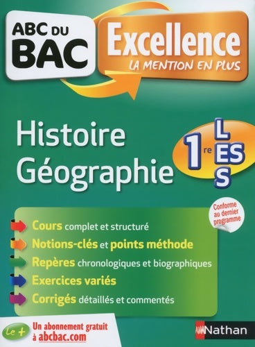 Livrenpoche : Histoire - géographie 1ère ES, L - Guillaume Gicquel - Livre