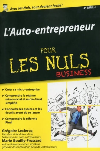 Livrenpoche : L'auto-entrepreneur pour les nuls - Grégoire Leclercq - Livre