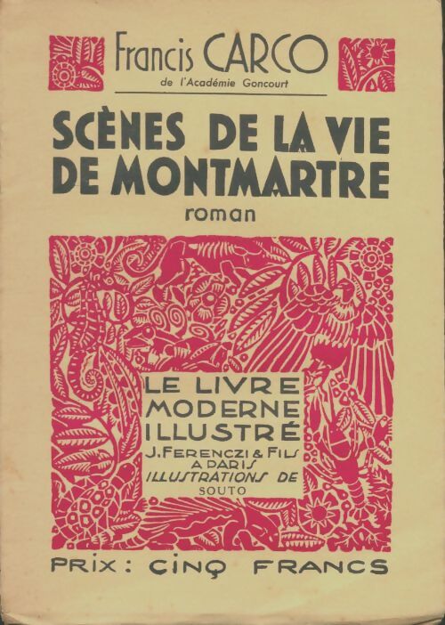 Scènes de la vie de Montmartre - Francis Carco - Livre