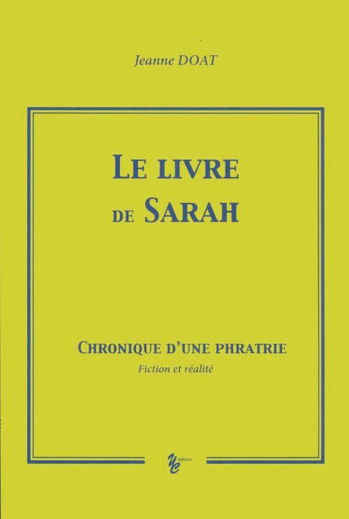Livrenpoche : Le livre de Sarah - Jeanne Doat - Livre