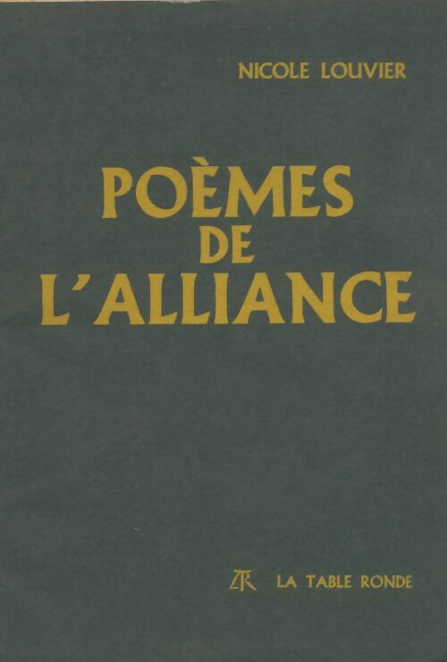 Livrenpoche : Poèmes de l'alliance - Nicole Louvier - Livre