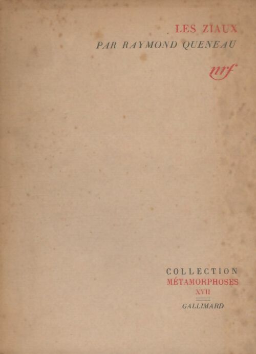 Livrenpoche : Les ziaux - Raymond Queneau - Livre