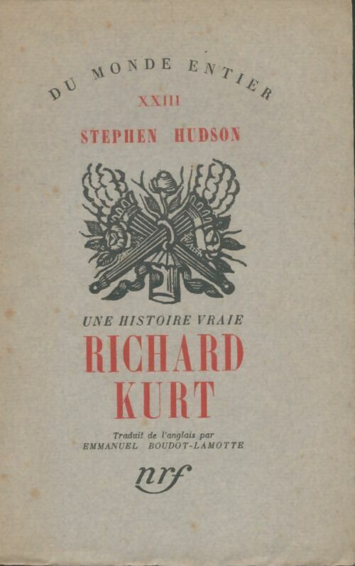 Livrenpoche : Richard Kurt - Stephen Hudson - Livre