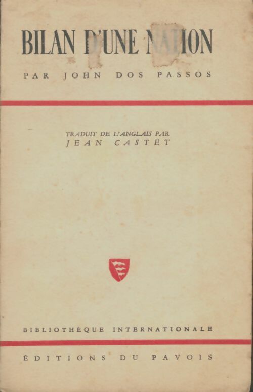 Livrenpoche : Bilan d'une nation - John Dos Passos - Livre