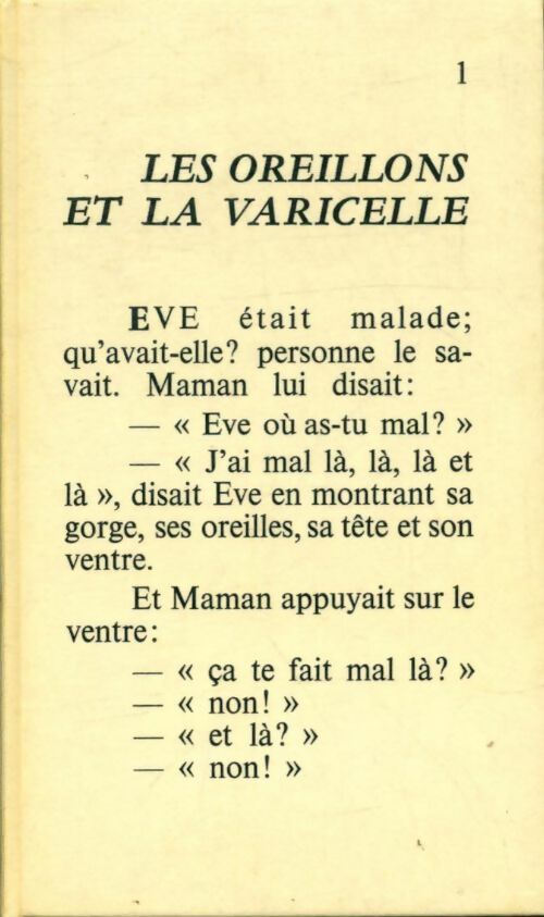 Livrenpoche : Les oreillons et la varicelle - Marie Morel - Livre
