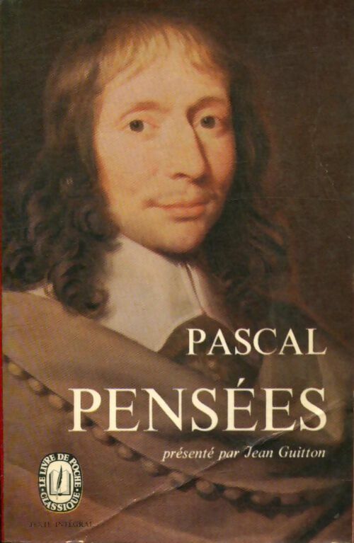 Livrenpoche : Pensées - Pascal - Livre