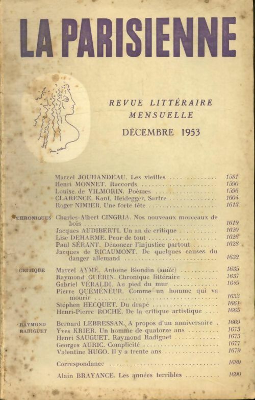 Livrenpoche : La parisienne n°12 - Collectif - Livre