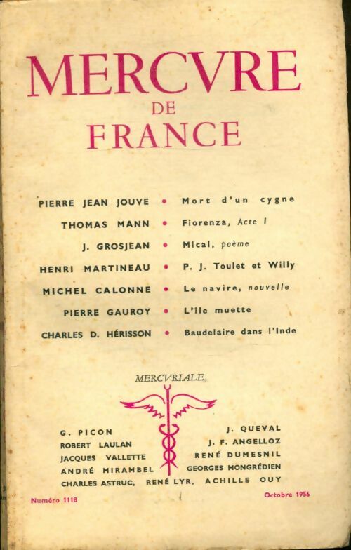 Livrenpoche : Mercure de France n°1118 - Collectif - Livre