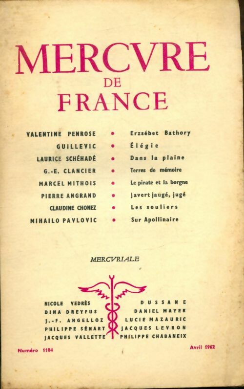 Livrenpoche : Mercure de France n°1184 - Collectif - Livre