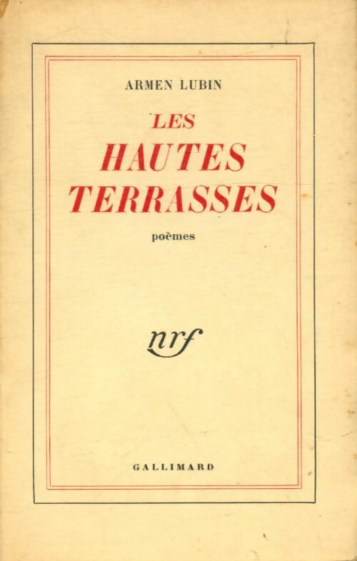 Livrenpoche : Les hautes terrasses - Armen Lubin - Livre