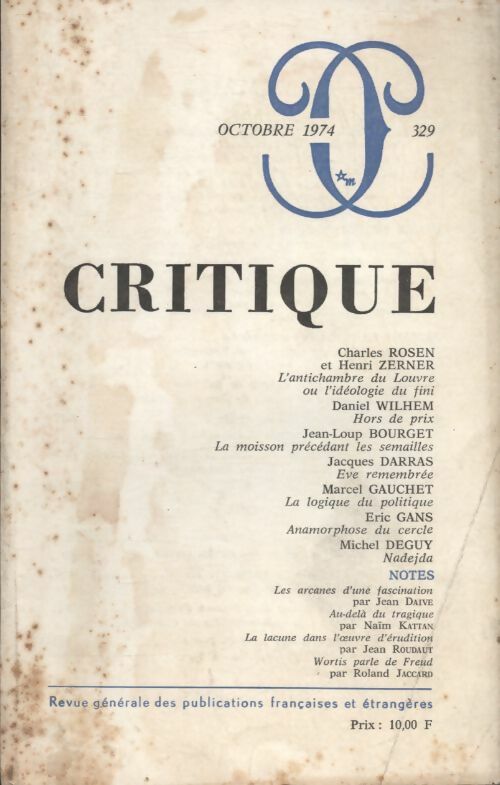 Livrenpoche : Critique n°329 - Collectif - Livre