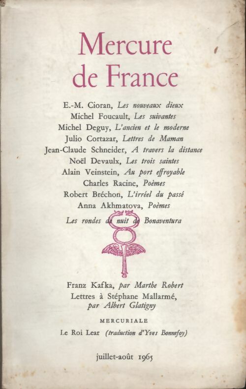 Livrenpoche : Mercure de France n°1221-1222 - Collectif - Livre