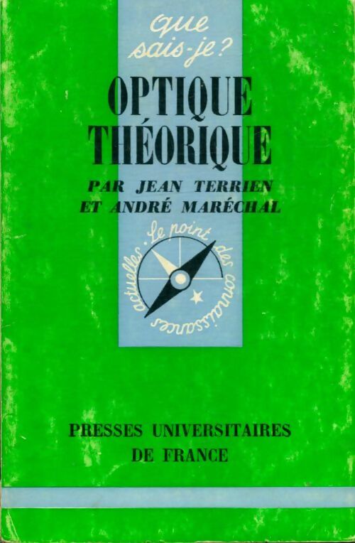 Livrenpoche : Optique théorique - André Jean; Maréchal - Livre