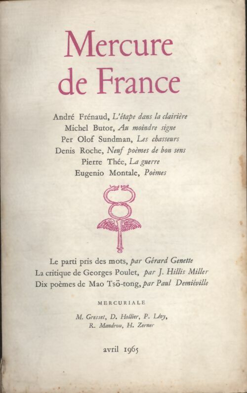 Livrenpoche : Mercure de France n°1218 - Collectif - Livre
