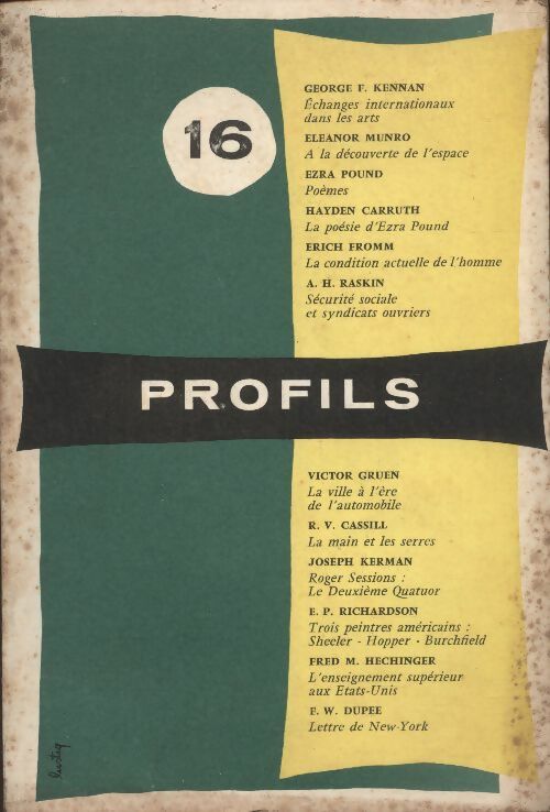 Livrenpoche : Profils n°16 - Collectif - Livre