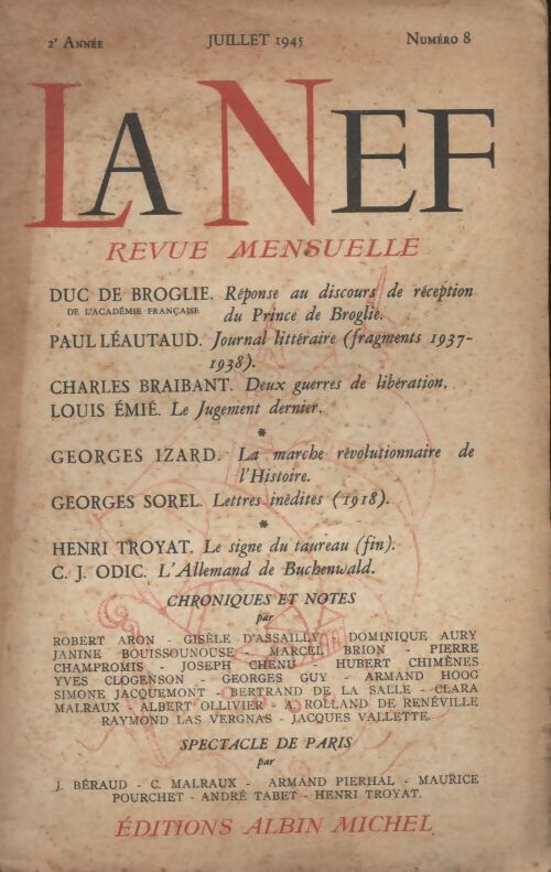Livrenpoche : La nef n°8 - Collectif - Livre