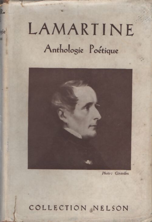 Anthologie poétique - Alphonse De Lamartine - Livre