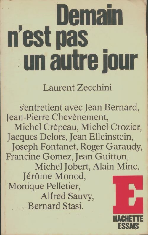 Livrenpoche : Demain n'est pas un autre jour - Laurent Zecchini - Livre