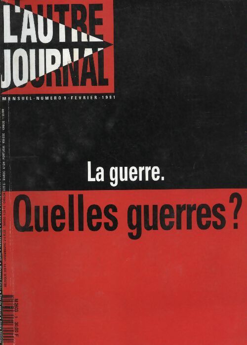 Livrenpoche : L'autre journal n°9 : La guerre. Quelles guerres ? - Collectif - Livre