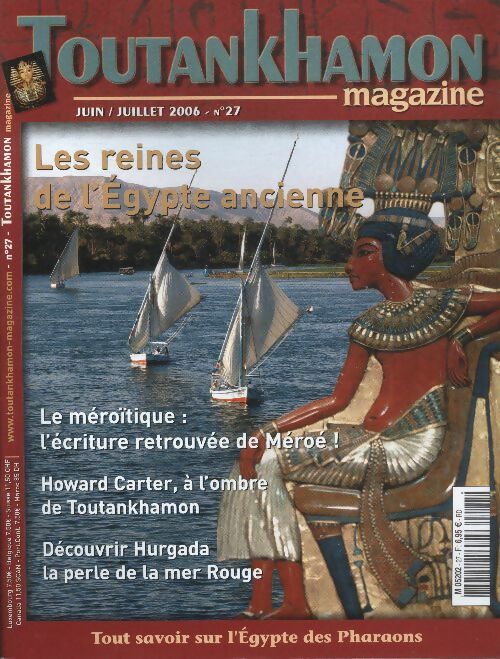 Livrenpoche : Toutankhamon magazine n°27 : Les reines de l'Égypte ancienne - Collectif - Livre