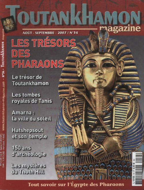 Livrenpoche : Toutankhamon magazine n°34 : Les trésors des Pharaons - Collectif - Livre