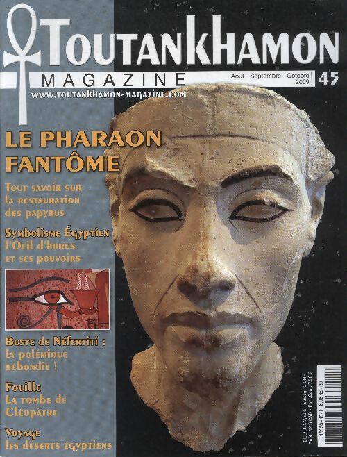 Livrenpoche : Toutankhamon magazine n°45 : Le Pharaon fantôme - Collectif - Livre